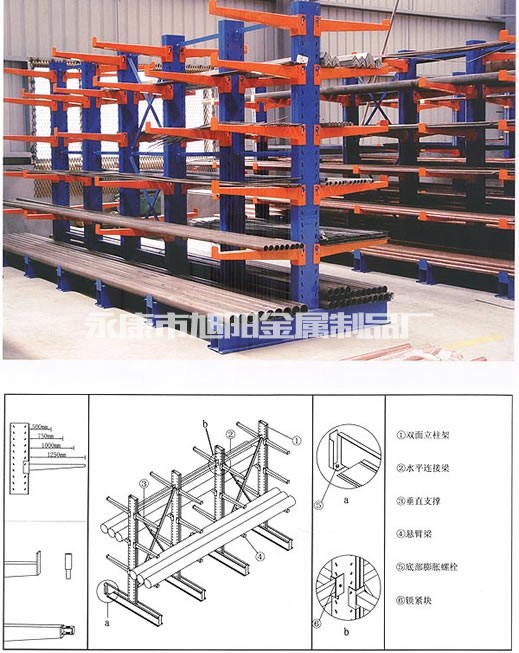 懸臂式貨架YK-XBSHJ-009